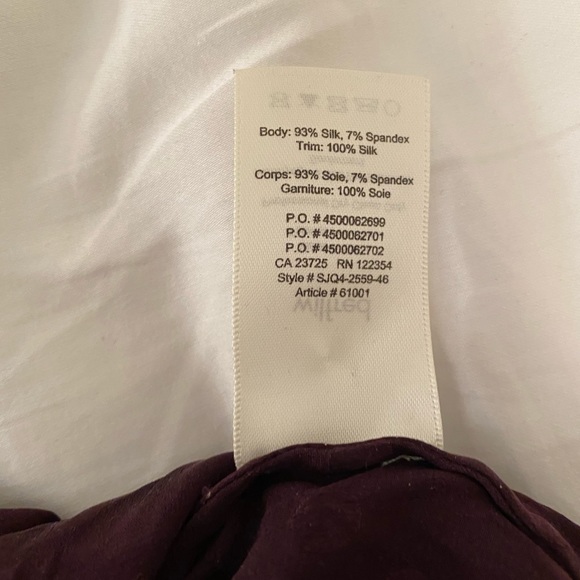 Purple Wilfred Cypres Silk Polka Dot Blouse - Picture 5 of 5